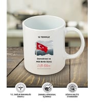 15 Temmuz Gününe Özel Baskılı Kupa Bardak (01)