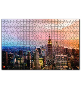 Cakapuzzle  New York Şehri  Puzzle Yapboz MDF (Ahşap) (120 Parça)