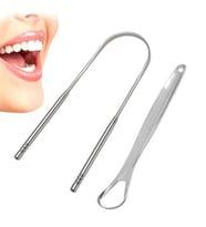 Schulzz 2in1 MediSteel Çelik Profesyonel Dil Temizleyici Set