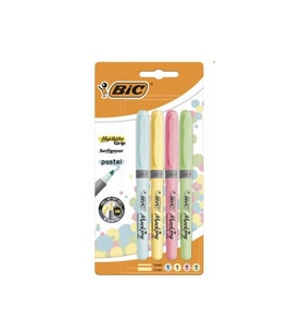 Bic Fosforlu Kalem Brite Liner Pastel 4 Renk