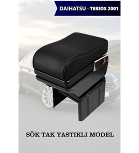 daihatsu terios 2001 kol dayama Lüks Siyah Yastıklı geniş model Deri