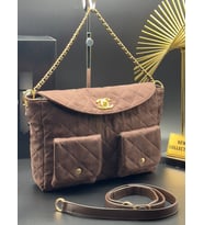Kadın Çift Askılı Kapitone Desenli Çanta 23/35 cm (05)