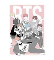 Bts , Bts Dinamit Kalp , Bts Hediye, Bts Ordusu, K-pop Hediye Tablo Ahşap Poster Dekoratif