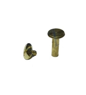 Cilt Menü, Katalog, Kartela Vidası, 13mm - Sarı, 100 Adet