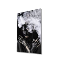 Miyrem Glasses Collection -A1^#  Siyahi Altın Hatlı Kadın Dumanlı Cam Tablo Temperli Dayanıklı Cam (Çok Renkli)
