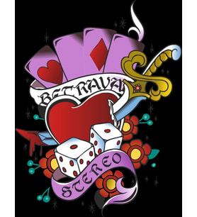 Betrayal Kalp Sticker 10x10 cmRenkli Sticker