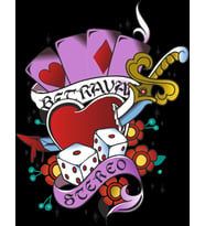 Betrayal Kalp Sticker 10x10 cmRenkli Sticker