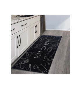 Rovigo Home Dijital Baskı Yıkanabilir Kaymaz Taban Mutfak Halısı RVG2115 (Lacivert)