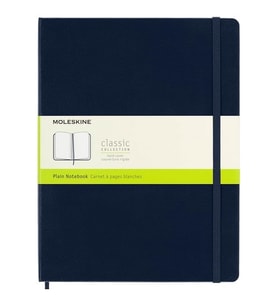 Moleskine Sert Kapak Defter Safir Mavi (Çizgisiz - 19x25) - 5136