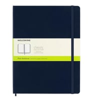Moleskine Sert Kapak Defter Safir Mavi (Çizgisiz - 19x25) - 5136