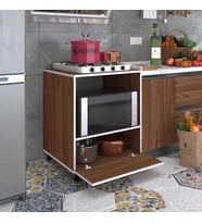 Kenzlife ocak dolabı bennu cvz 85*70*60 XLARGE kapaklı hazır mutfak klasik setüstü ocak için sabit tabla (Karışık)