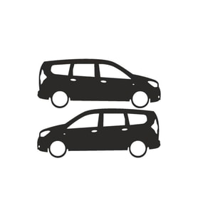 Otomobil Tasarım Oto Sticker Model 13 Siyah 16*6 Cm