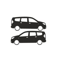Otomobil Tasarım Oto Sticker Model 13 Siyah 16*6 Cm