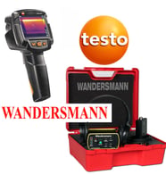 Testo 865 Termal Kamera & Wandersmann Su Kaçak Tespit Cihazı