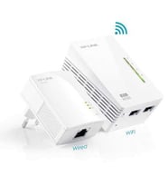 TP-LINK TL-WPA4220KIT 600mbps AV600 Kablosuz 300mbps EV Ofis Tipi PowerLine Ağ Adaptörü 2-li paket
