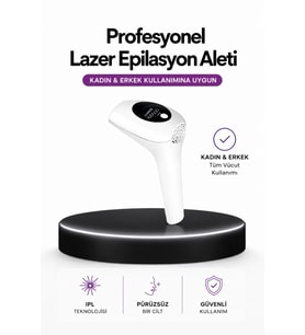 IPL Teknolojili Erkek Ve Kadın Kullanımına Uygun Lazer Epilasyon Cihaz