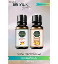 Mango + Portakal ( Oda Kokusu Aroma Terapi Buhurdanlık / Difüzör Yağı ) Set 2 Adet x 10 ML