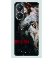 Vivo Y27 Kılıf Silikon Desen Özel Seri Wolf Eyes 1758