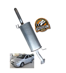 Hyundai Accent Era Uyumlu arka susturucu egzoz hunday EKO eksoz