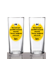 Kişiye Özel 2'li Yarasın Rakı Bardağı