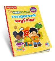 FP Little People Coloring Book Rengarenk Sayfalar Sarı