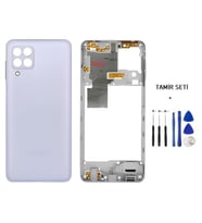 Samsung Galaxy A22 - SM-A225F 4G FULL Kasa Arka Kapak Takım MOR - TAMİR SETİ