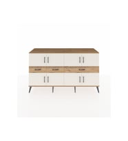 Kronos Konsol 5 Raflı 3 Çekmeceli 8 Kapaklı 176x59x99 Çam-Aytaşı/Çam