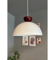 Beyaz Avize, Vişne Çürüğü Şapka, Sarkıt, Salon, Kuaför, Cafe, Dekoratif Aydınlatma