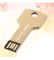 KİŞİYE ÖZEL KUTULU GOLD 16GB ANAHTAR FLAŞ BELLEK FARKLI RENKLERDE