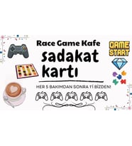 Oyun Salonu Cafe Sadakat Kartı 10 Adet