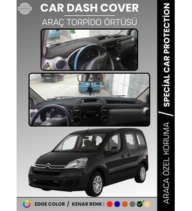 CITROEN BERLİNGO (2008-2017) Torpido Örtüsü Ön Göğüs Torpido Koruma Çatlamayı Engeller Tam Uyum