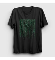 Presmono Unisex Siyah Code Film The Matrix T-Shirt 253482tt