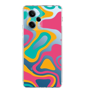 PrintiFy Xiaomi Redmi Note 12 Pro 5G Uyumlu Kamera Korumalı Renkli Desen Tasarımlı Kılıf