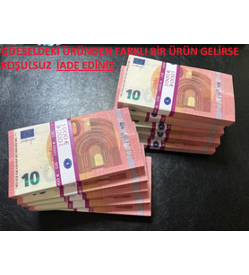 1000  ADET 10 EURO GEÇERSİZ EĞLENCE OYUN ŞAKA  DÜĞÜN PARASI