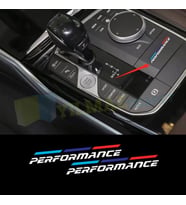 Bmw M Performance Ayna Torpido Direksiyon Oto Sticker Etiket 2 Adet 5,5 x 0,65 Cm Ölçü