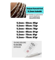 5.2mm Italyan Kancalı Kral Model 925 Ayar Gümüş Erkek Kolye Zincir 240079804