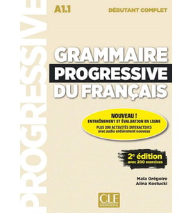 Grammaire progressive du français A1.1 - Livre + Downloadable CD