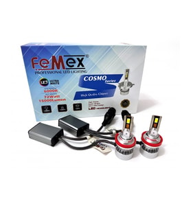 FEMEX BMW 5 Serisi F10 2010-2013 SİS FAR LED AMPUL H8 COSMO MİNİ