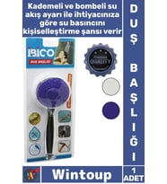 #DuşBaşlığı Parlak Şık Banyo Batarya Uyumlu Ergonomik Kademeli Bombeli Krom Gövde 8 Cm Duş Başlığı
