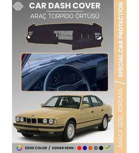 BMW E34 5 SERİSİ AİRBAGSİZ (1988-1996) Torpido Örtüsü Panel Torpido Koruma Tam Uyum Çatlamayı Önler
