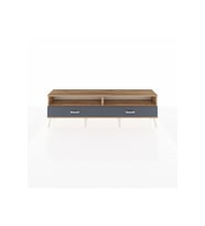 Arges TV Ünitesi 2 Raflı 2 Çekmeceli  176x30x51 Çam-Çam/Antrasit