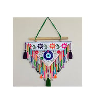 Otantik Geleneksel Nazarlık Duvar Süsü Amulet Butik Hediyelik (Çok Renkli)