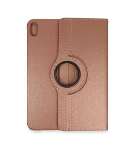 Apple iPad 2022 10.9 (10.nesil) Kılıf 360 Tablet Deri Kılıf - Rose Gold