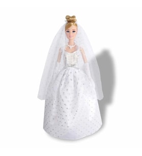 3381 SUN-RST-SIS-Gelinlikli Manken Bebek Alisha 29 cm - Sunman