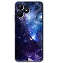 Realme C53 Kılıf HD Desen Baskılı Kılıf - Galaksi