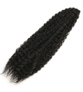 Brazilian Afro Dalgası Saç - Siyah