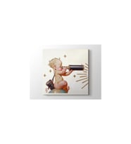 DBSanatevi Joseph Christian Leyendecker - Retro Telescope Baby Tablo 70 X 70 cm