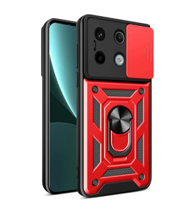 Note 13 Pro 4g Pars Lens Yüzüklü - Kırmızı