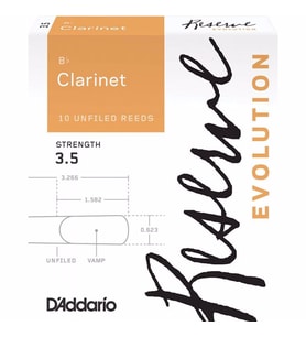 D\'Addario Woodwinds Reserve Evolution DCE1035 Sib Klarnet Kamışı No:3.5