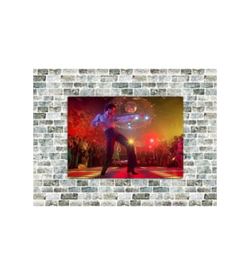 Saturday Night Fever John Travolta Ahşap Tablo Büyük Boy